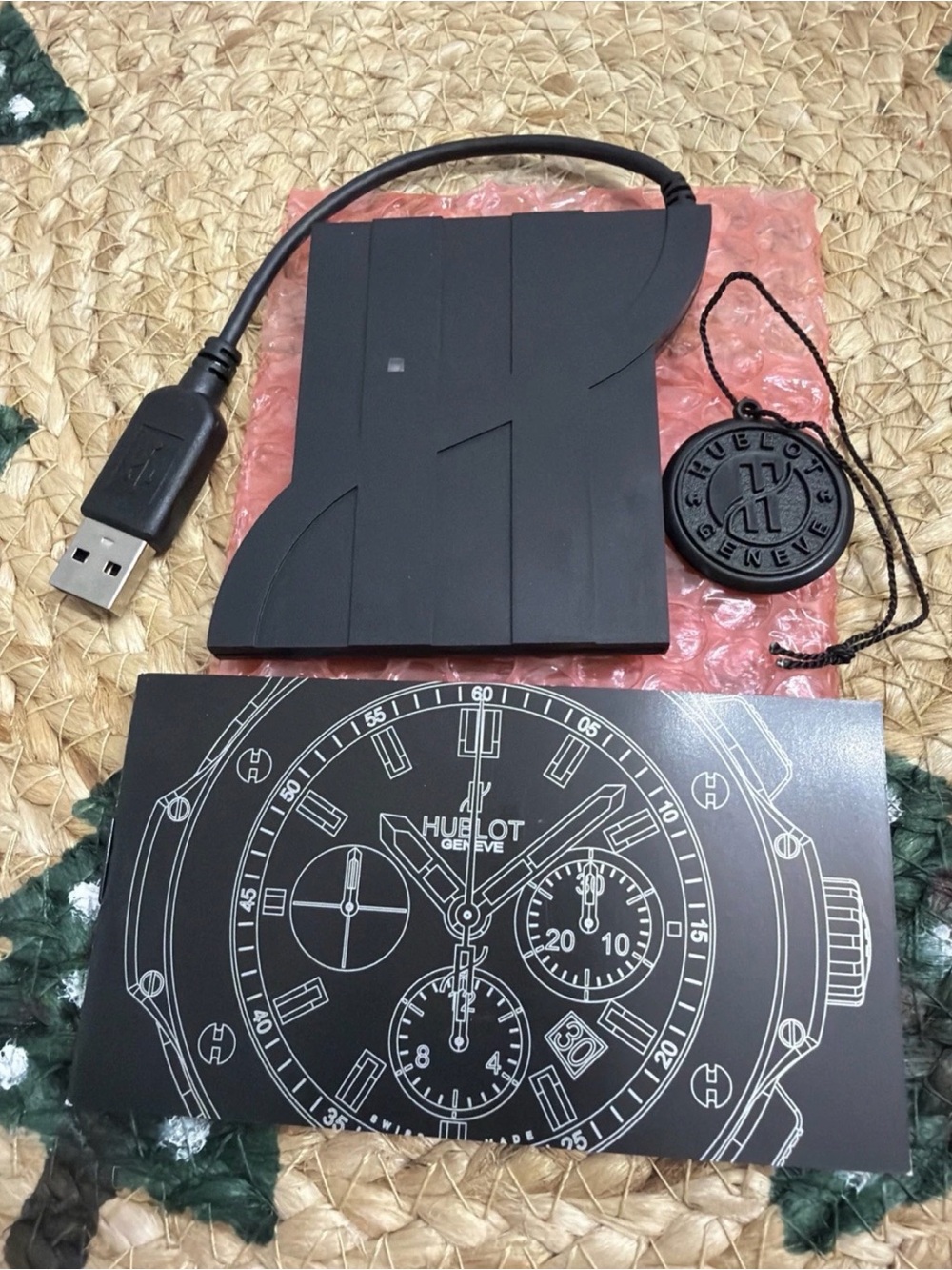 Authentic Hublot USB Card Reader w/ Hang Tag & Booklet Big Bang Watch Accessory